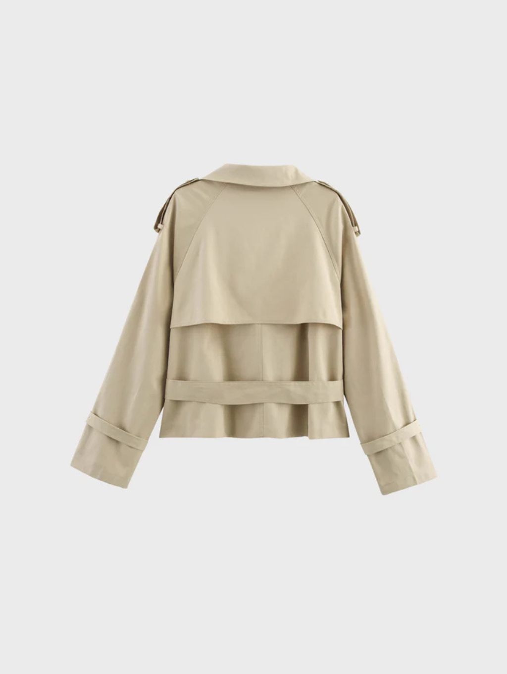 Tina Cropped Trench Coat