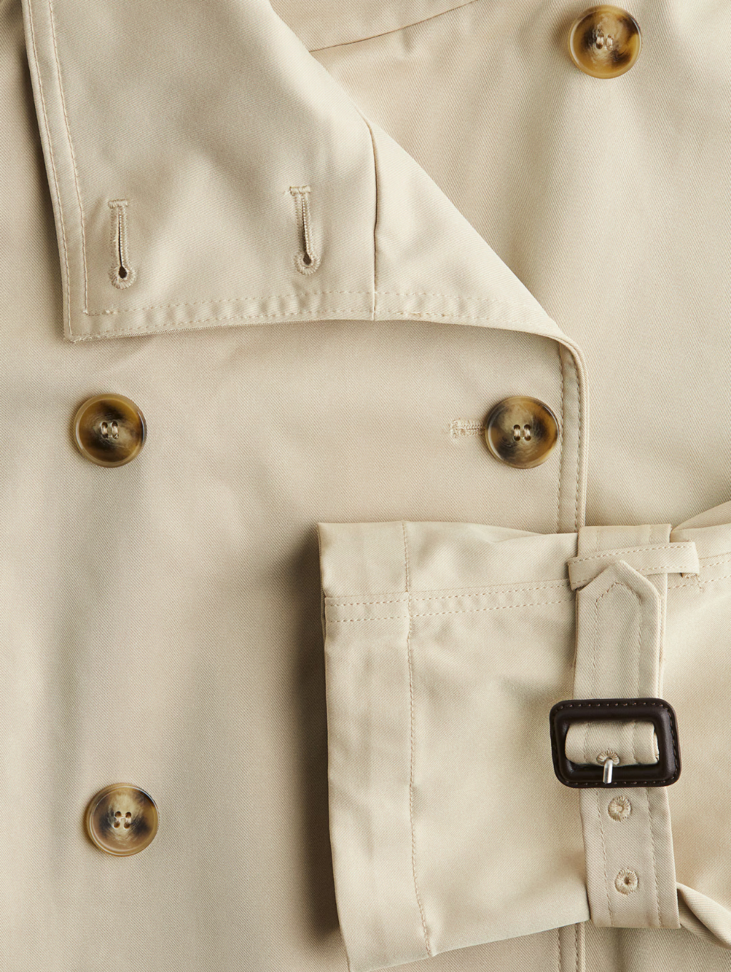 Tina Cropped Trench Coat